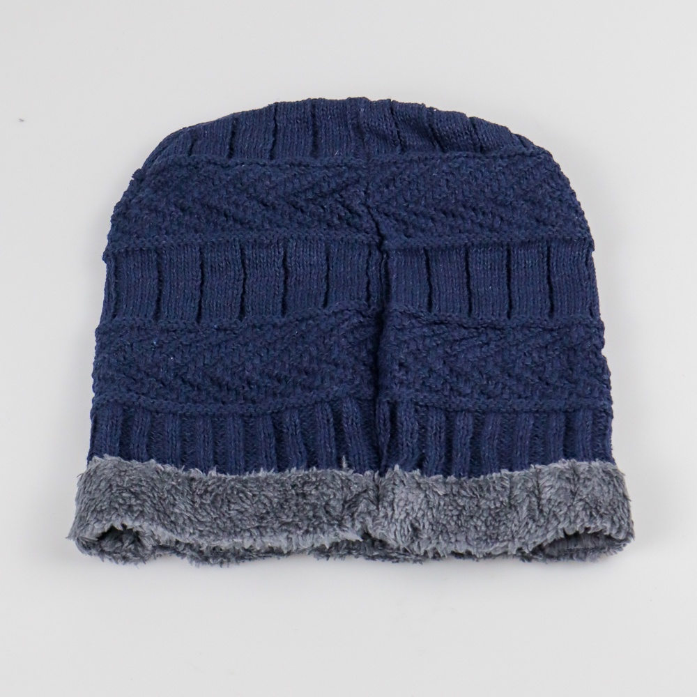 Rhodey Kupluk Wool Winter Beanie Hat - Blue