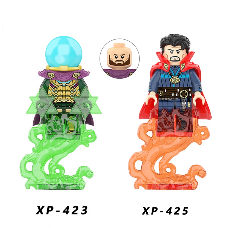 Marvel's Amazing Spider-Man Minifigure Super Villain Green Goblin Dr. Mainan Blok Bangunan Aneh Mainan Blok Bangunan Boneka Mini