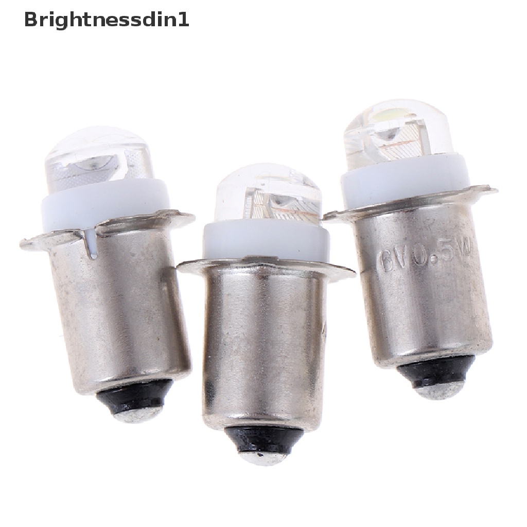 [Brightnessdin1] P13.5s 0.5w 3v 4.5v 6v Lampu Kerja Senter torch light Pengganti Bohlam led Butik