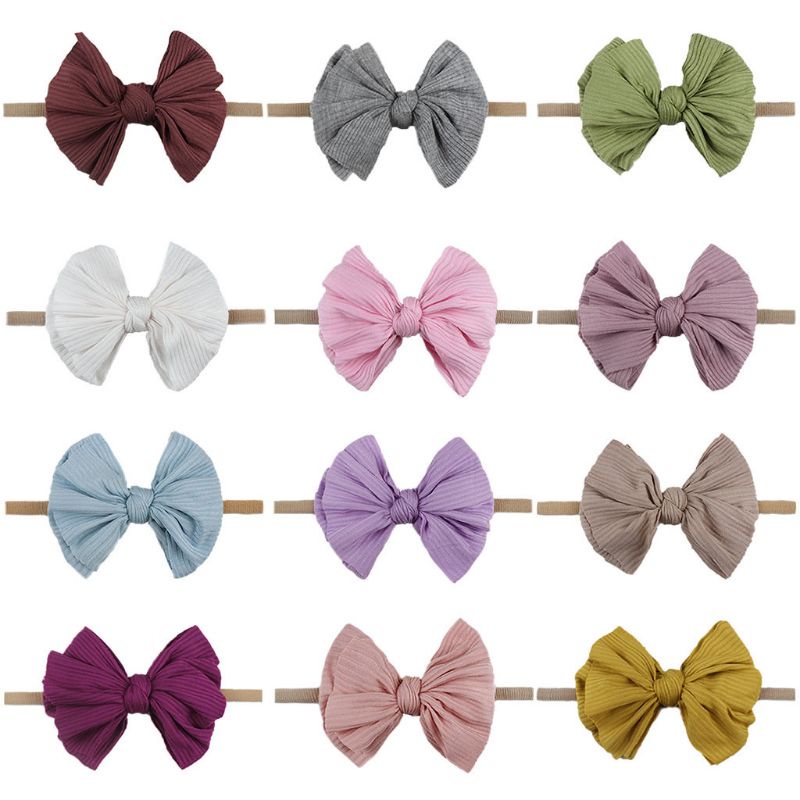 (Pimenova) bandana nylon pita bandana lembut bayi bandana bayi bando bayi pita