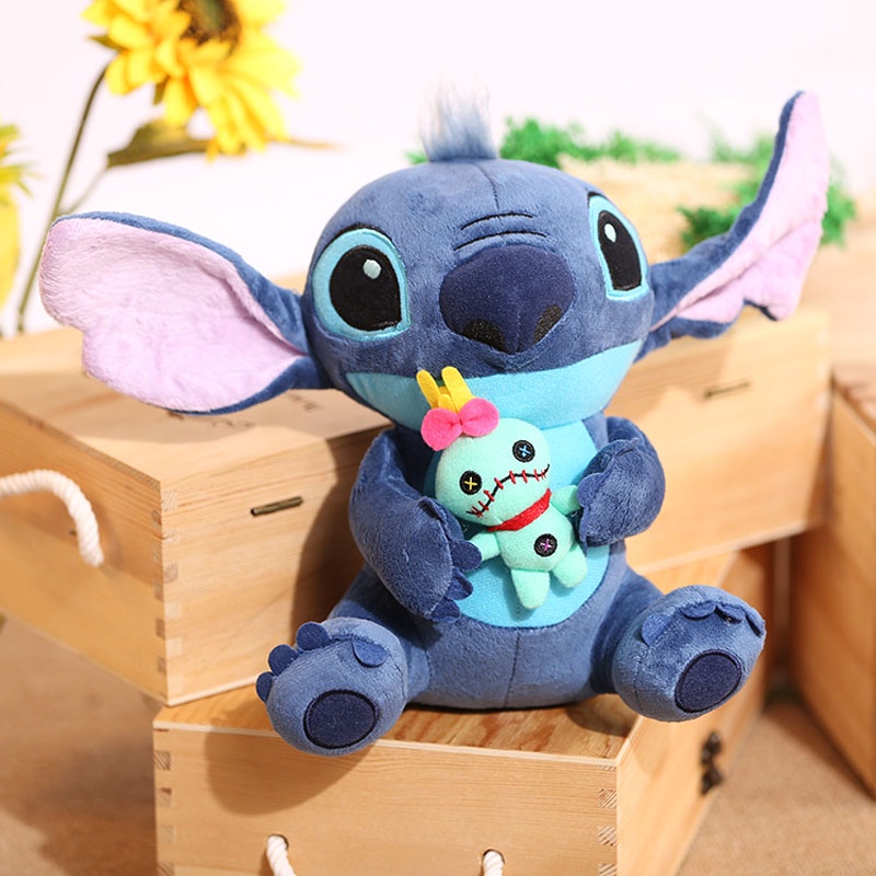 Kartun Lilo Stitch Plush Doll Mainan Hewan Stitch Boneka Boneka Stich Lucu Mainan Mewah Untuk Anak Hadiah Ulang Tahun Anak