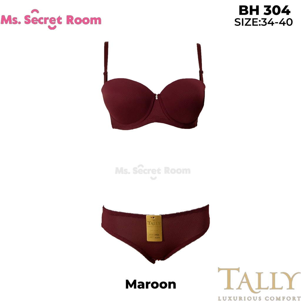 TALLY BRA BH SET 304 | ADA KAWAT | KAIT 2 | BUSA TIPIS | SIZE 34-40 Toko keanulova