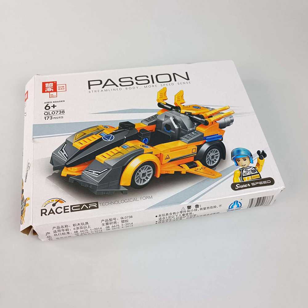 ZHEGAO Building Blocks Mainan Mobil Mobilan Rakit Mobil Sport Car Anak - QL0738 / QL0739