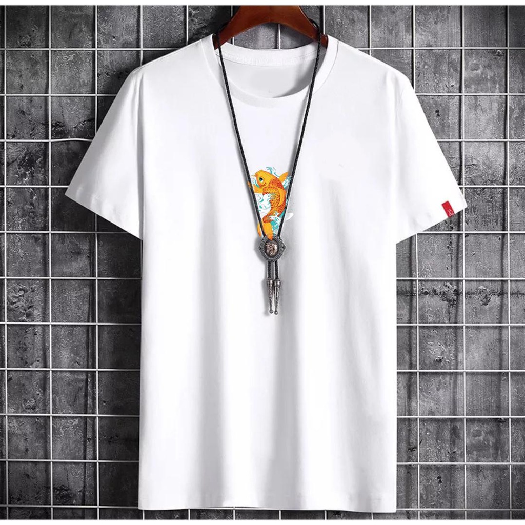 NANDO STYLISING COD KAOS 3D T-SHIRT KLABAUTERMANN IKAN KOI BASIC KATUN COMBED 24S PRIA WANITA / KAOS