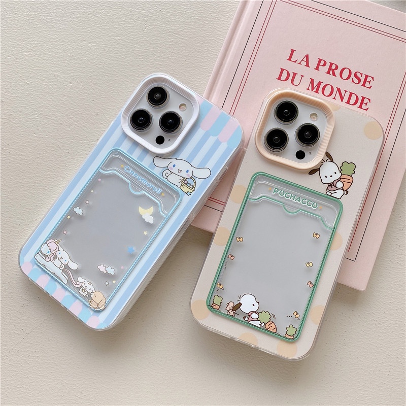 IPHONE 3-in-1 Makaronca Tas Dicat Puppy Phone Case Iphone11 12 13 14 Pro Max Plus X Xs Max Xr 7 8 Plus SE 2020 Case Cover