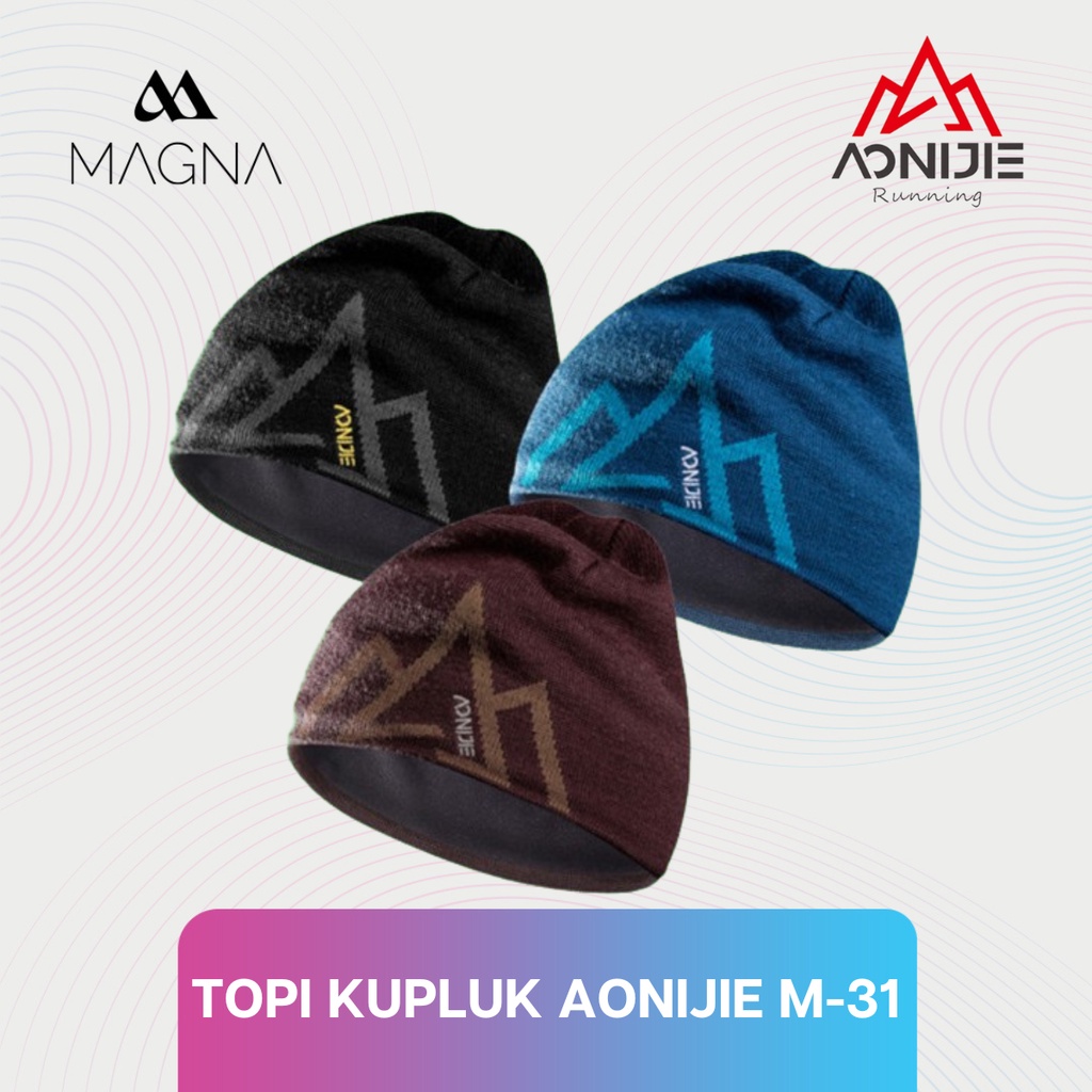 Topi Kupluk Rajut Aonijie M-31 Warm Beanie Hat Olah Raga Hiking Camping Piknik Traveling Outdoor Pri