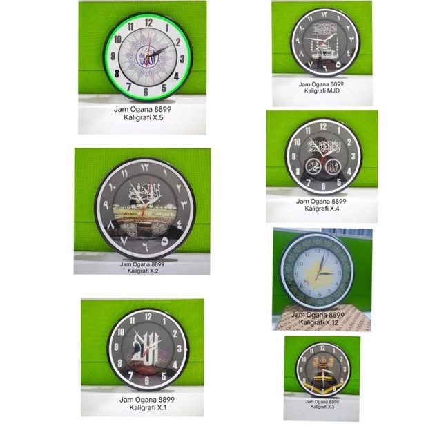 Jam Dinding Ogana Kaligrafi