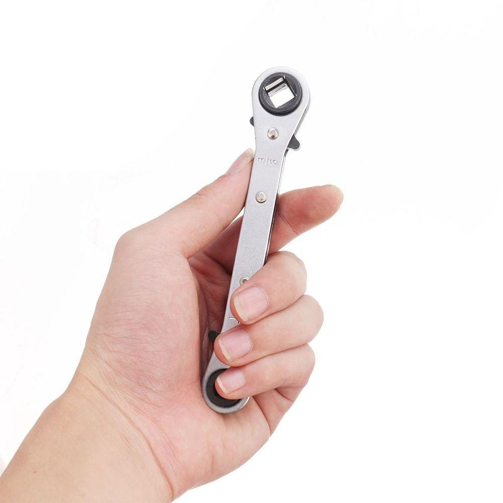 POPULAR Populer Cold Storage Wrench Untuk Peralatan Pendingin Bongkar Pasang Sekrup Perbaikan Mobil Square Ratchet Wrench