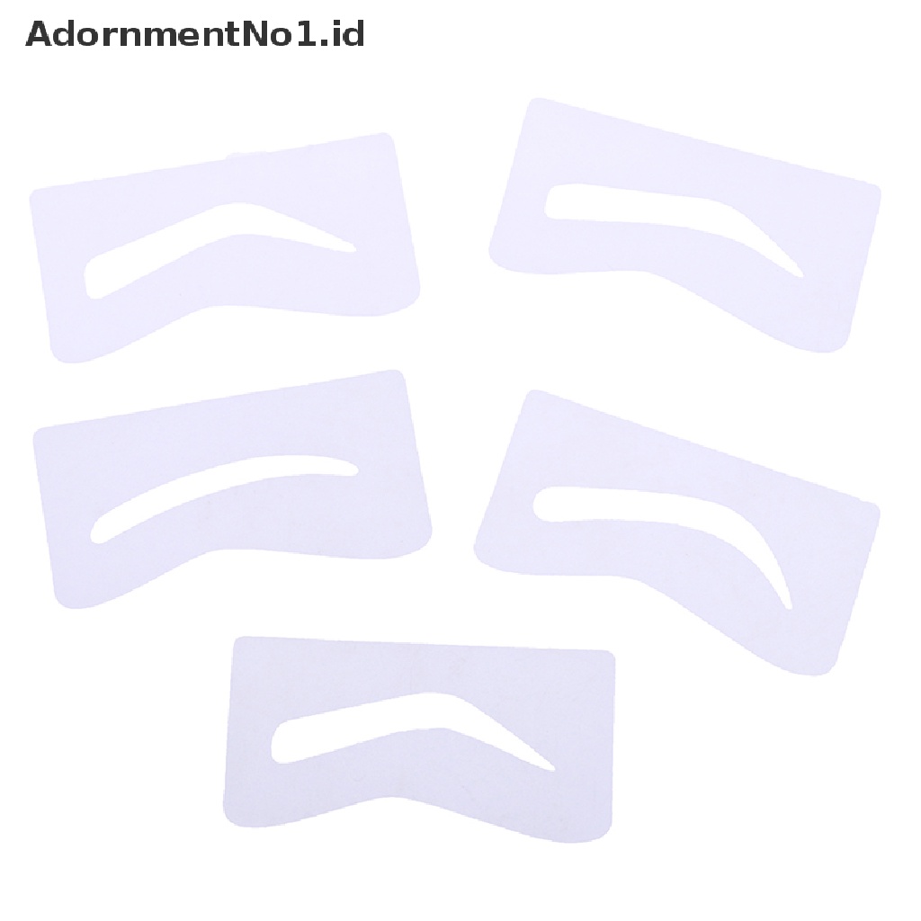 [AdornmentNo1] 10pasang Pembentuk Alis Membentuk Stensil Grooming Charm Brow Card Template Makeup [ID]