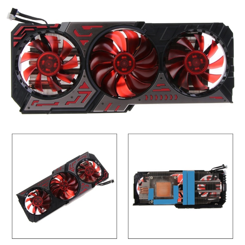 Zzz Untuk GALAX Rtx2060 2070 2080super GAMER OC Graphics Cooling Fan Dengan Shell GPU Pendingin Panel Graphics Card Cooler F