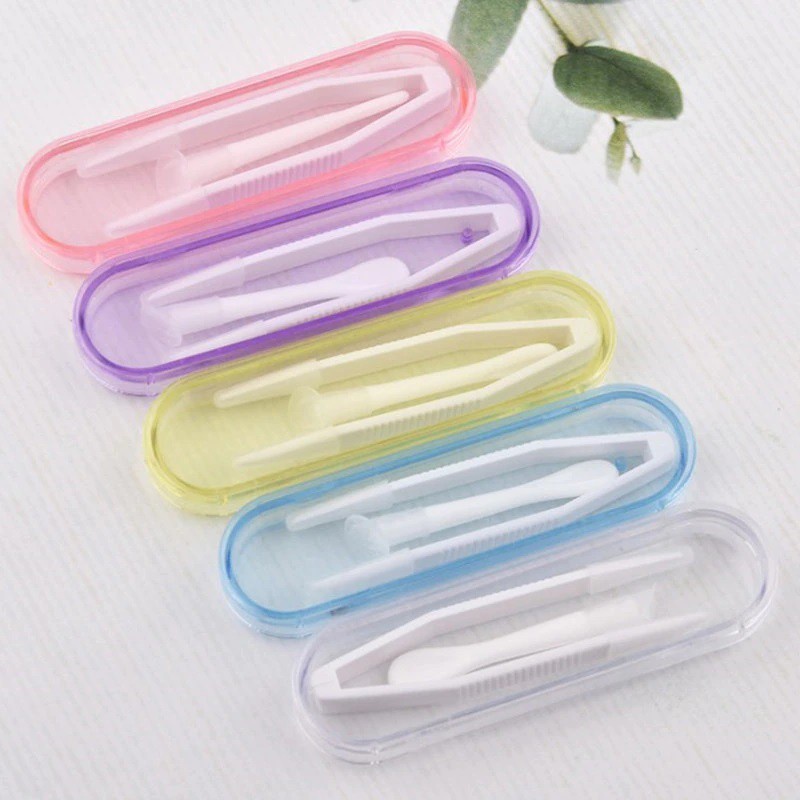 [DZS] ALAT PASANG SOFLENTS KONTAK LENS LENSA MATA JEPITAN STICK PINSET PLASTIK