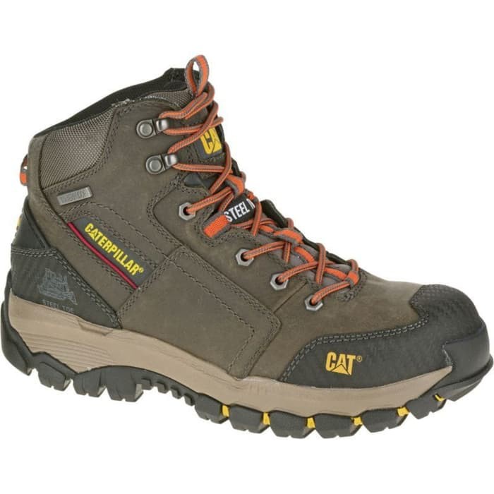 Sepatu Safety CAT Navigator Mid ST Waterproof grey Original