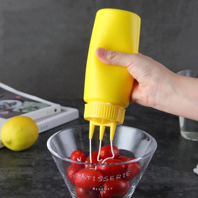 [Unggulan] Sealed Juice Selai Wadah Penyimpanan Saus Isi Ulang Preserve Can Scale Design Squeeze Botol Bumbu Salad Madu Cuka Dispenser Jar Untuk Memasak BBQ Piknik
