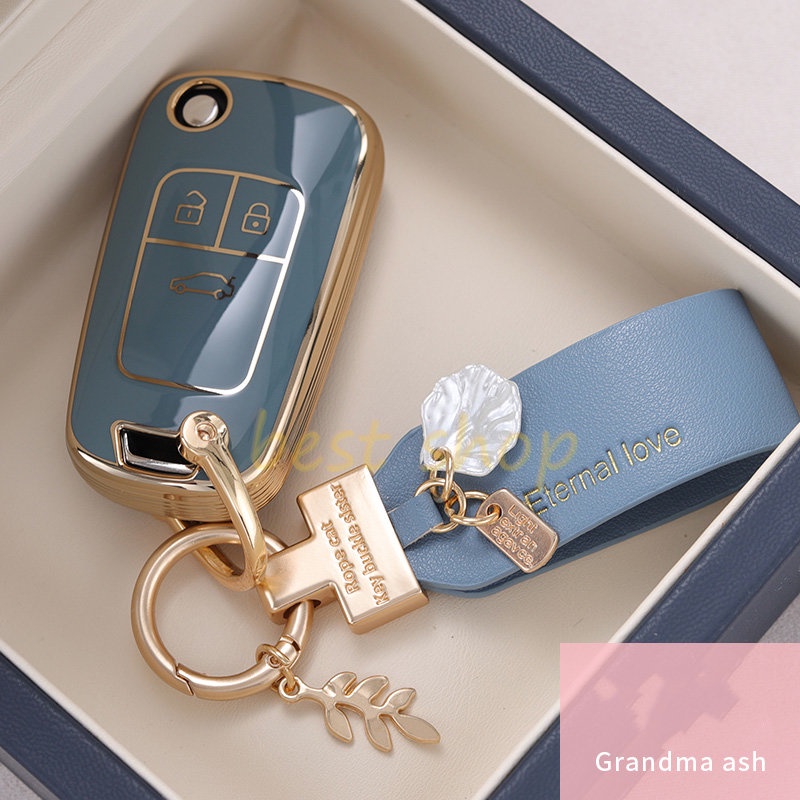 Soft TPU Chevrolet Car Key Cover Case Key Holder Gantungan Kunci Keyring Untuk Chevrolet Covoz Cruze Cruze