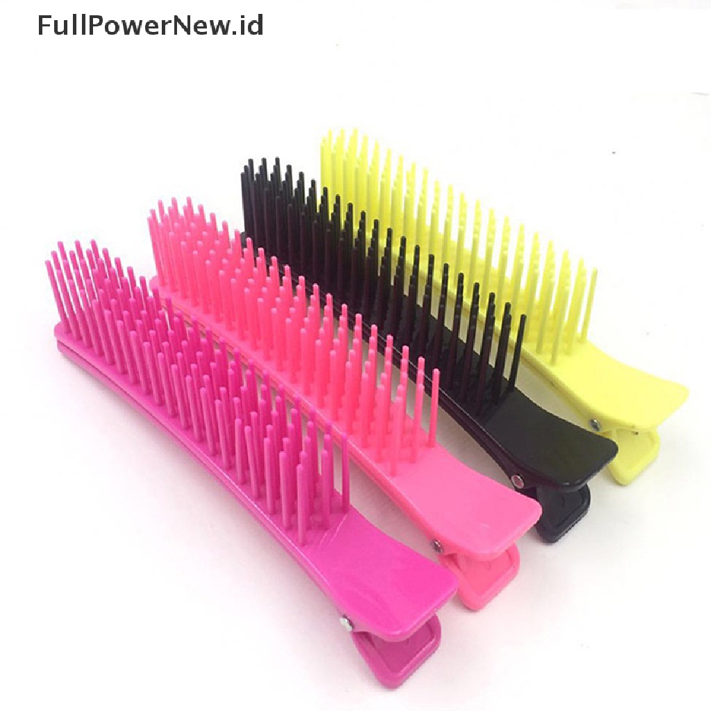Power 2Pcs Grip Rambut Profesional Hairdressing Sectioning Cutg Klem Klip Sisir ID