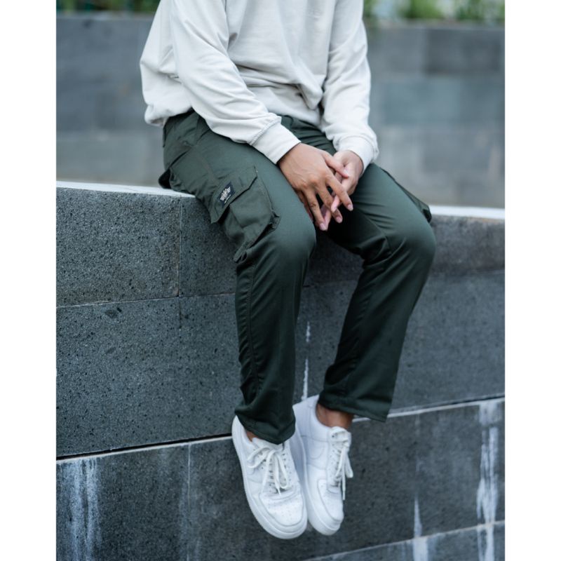 Celana Cargo Panjang Pria Big Size 28-38 Terlaris Kargo Laki - laki Pria Terbaru  Loreng Pdl Distro Army korean Ufc Mma Hikking Santai Bahan Katun Nyaman Dipakai