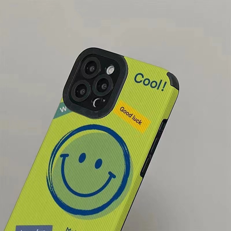 Cool！Green Big Smile Soft Case HP VIVO V9 Y11 Y12i Y12 Y15 Y17 Y12S Y20 Y20i Y20S Y19 Y93 Y91C S1 V15 Pro Y50 Y30 Y30i V20 Z1 Pro Y52S Y31S V5 V5S V21 V23 5G Y83 FTD Stripe Casing