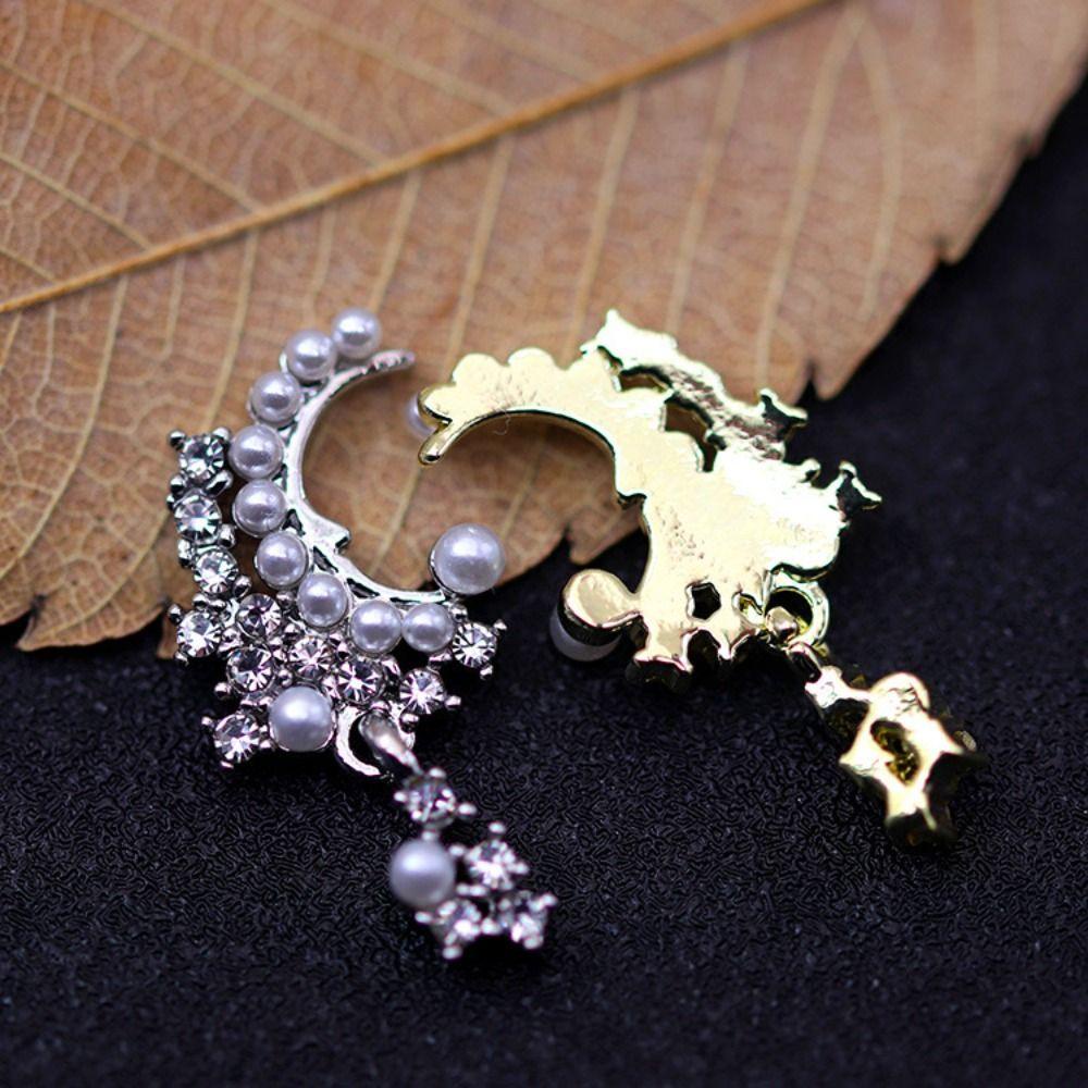 Mxbeauty Alloy Nail Art Liontin Mutiara 3D Gelap Gaya Baroque Manikur Alat Perhiasan Zirkon Dekorasi Kuku