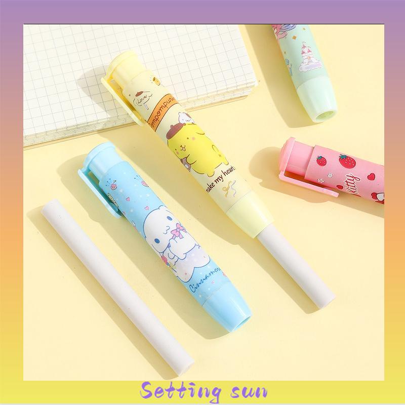 Eraser Cartoon Press Pen Modeling Koreksi Karet Alat Tulis Sekolah TN