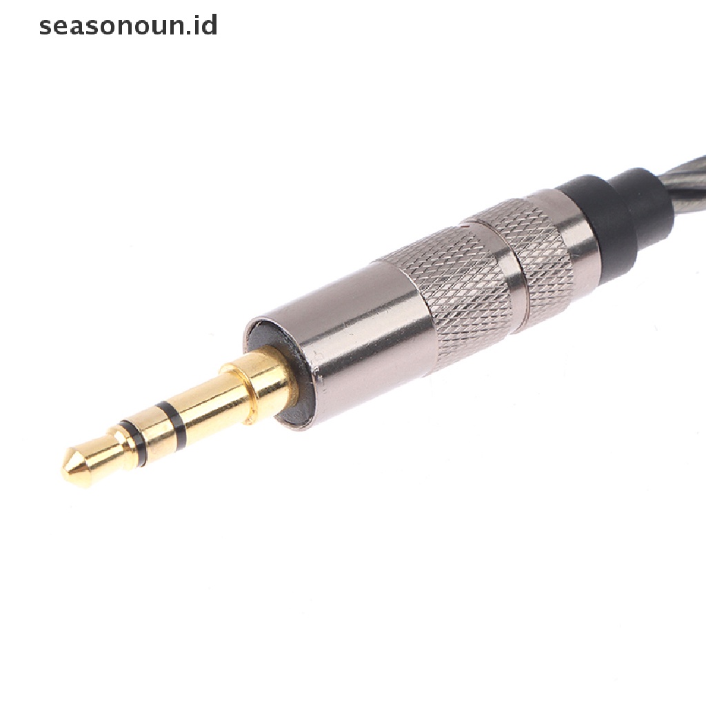 Seasonoun Kabel Audio 2.5 Male To 4.4 Female Balanced Cord 2.5mm/4.4mm Ke Adaptor 3.5mm.