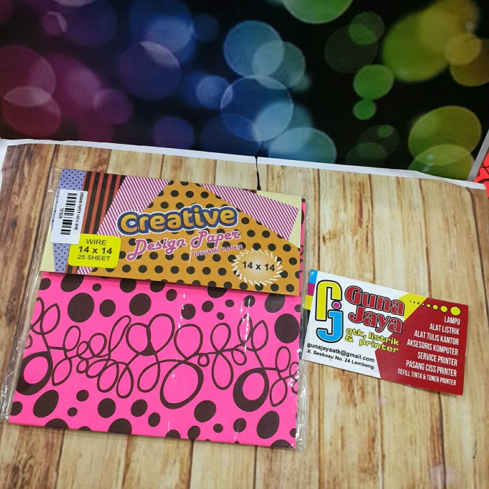 

Kertas lipat ASTURO 14x14 motif wire
