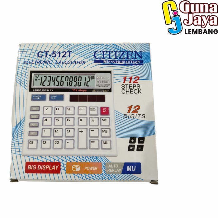 

Kalkulator Citizen CT-512T