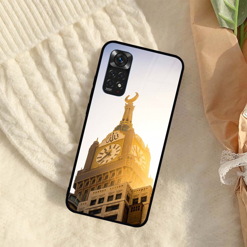 Case Glossy Kilau Redmi Note 11 | Casing Hp Xiaomi | Pelindung Smartphone | Motif Mekkah