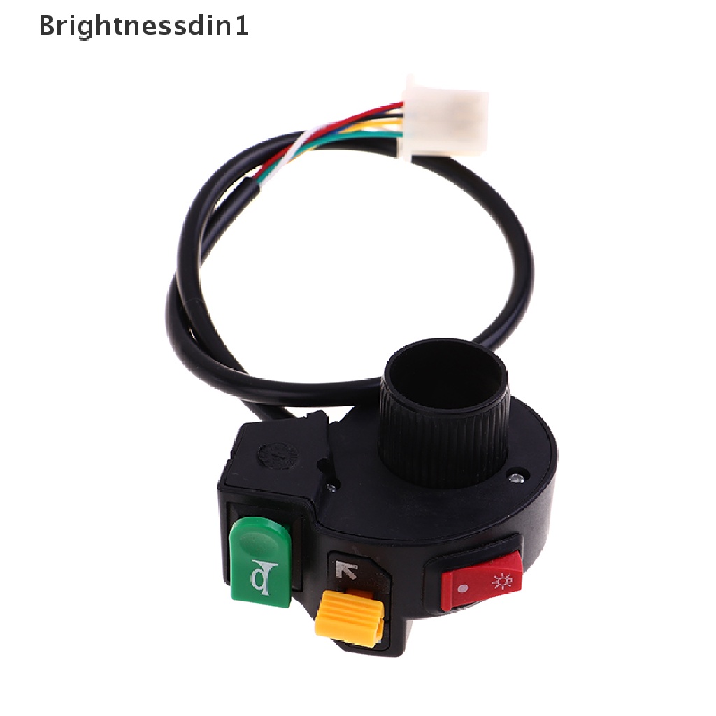 [Brightnessdin1] 3in1 Saklar Motor Sepeda Elektrik Scooter ATV Quad Lampu Sein Tanduk Di Butik