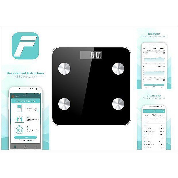 Digital Bathroom Smart Scale Timbangan Badan IL 273 IDEALIFE