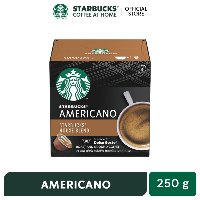 

[Coffe Powder] STARBUCKS® Americano House Blend by NESCAFE DOLCE GUSTO 102g x 12pcs