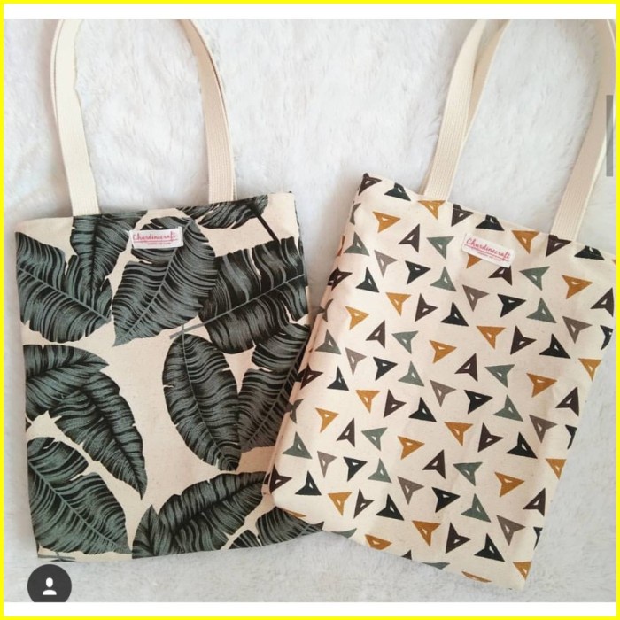 

⭐BISA COD⭐ tas goodie bag canvas pakai resleting