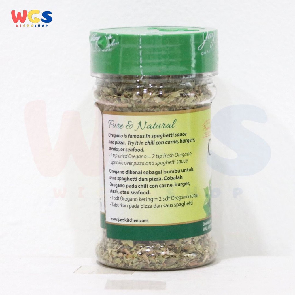 Jay's Kitchen Jays Oregano Leaves 25g - Daun Oregano Herbal