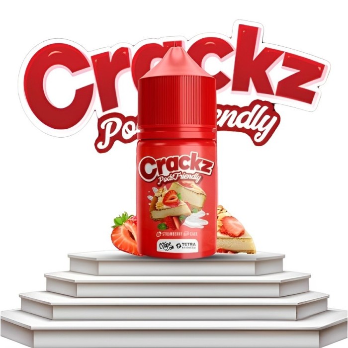 Pods Friendly Crackz V5 Strawberry Cake 30ml 12mg by Tetra