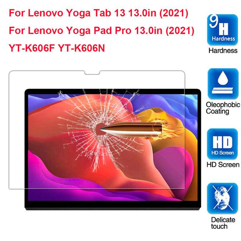 1-2pcs Pelindung Layar Tempered Glass Anti Gores Untuk Lenovo Yoga Tab Pad Pro 14S 13 2021 ablet Film Clear