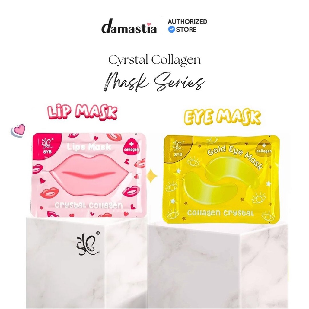 SYB Collagen Crystal Gold Eye Mask - SYB Crystal Collagen Lips Mask