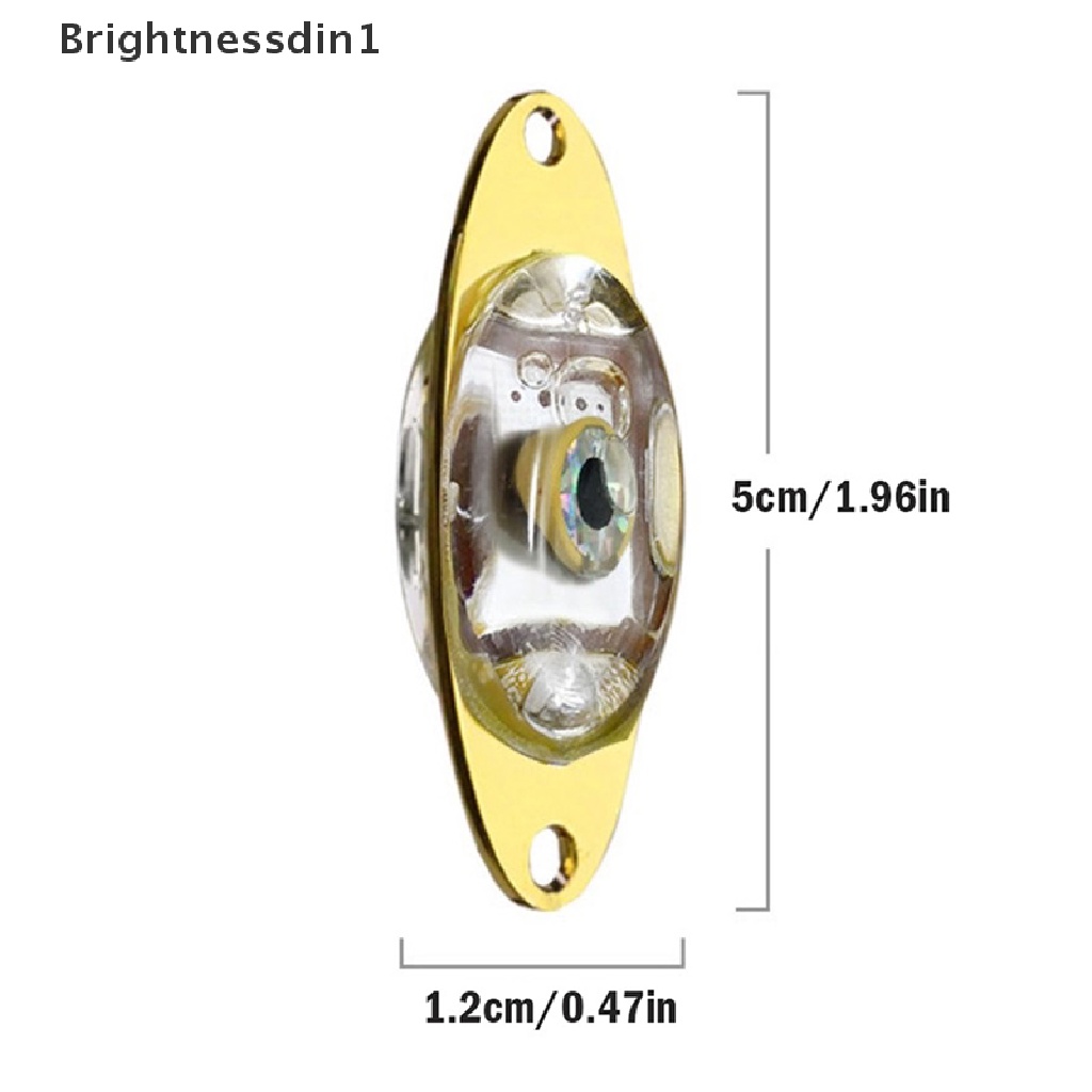 [Brightnessdin1] Deep Sea LED Lure Underwater Fishing Light Squid Strobo Lampu Kedip Umpan Bass Butik