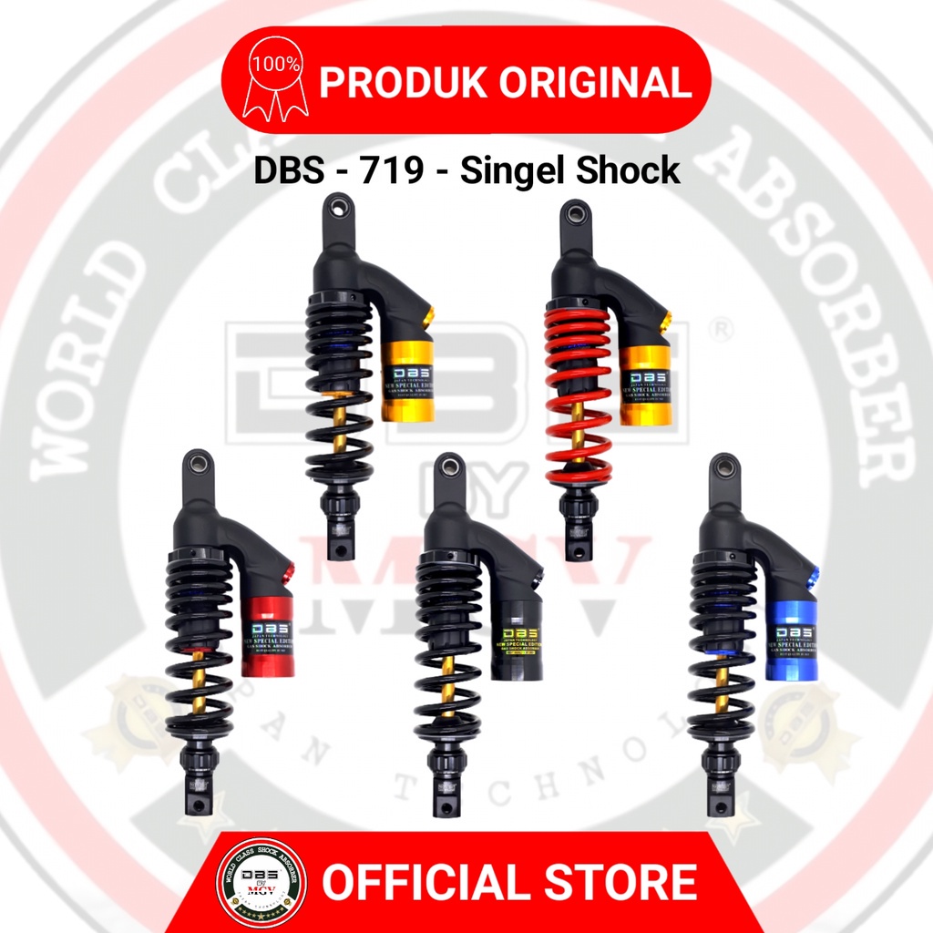 [ BISA COD ] Shock Tabung DBS 719 VON SERIES GENIO BEAT VARIO SCOOPY MIO J GT M3 FINO XEON SOUL GT125 FAZZIO XRIDE LEXI FREEGO