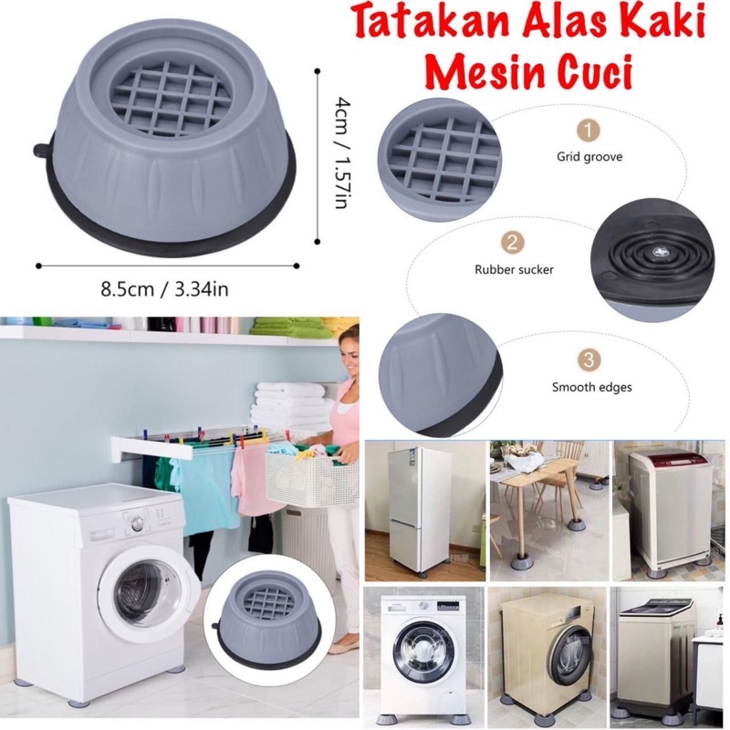 Alas Kaki Mesin Cuci Anti Getar Tatakan Mesin Cuci [ BES SELLER ]