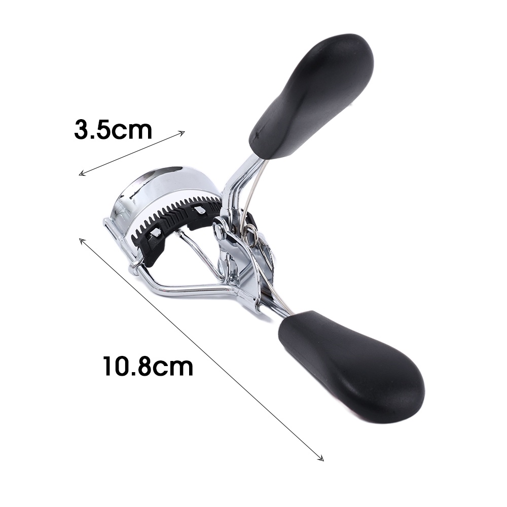 [Unggulan] 1pc 3D Curling Stainless Steel Penjepit Bulu Mata Sisir Pengeriting Bulu Mata Portable Penjepit Bulu Mata Wide-angle Partial Eyelash Curler Untuk Wanita