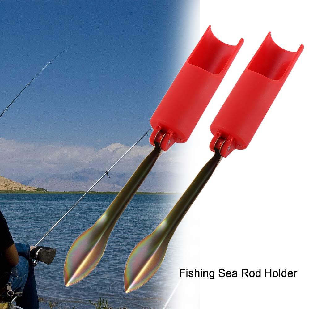 Lanfy Pancing Stand Portable Aksesoris Tackle Rak Teleskopik Lipat Sea Rod Bracket Rod Holder Plug