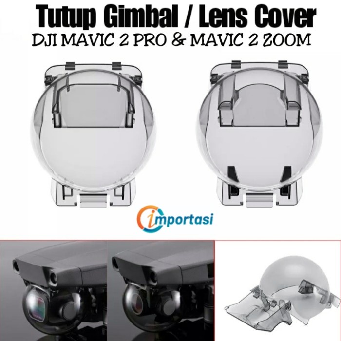 Cover Tutup Gimbal Lens Cap Camera DJI Mavic 2 Pro &amp; Zoom Hood Lensa - Mavic 2 Zoom