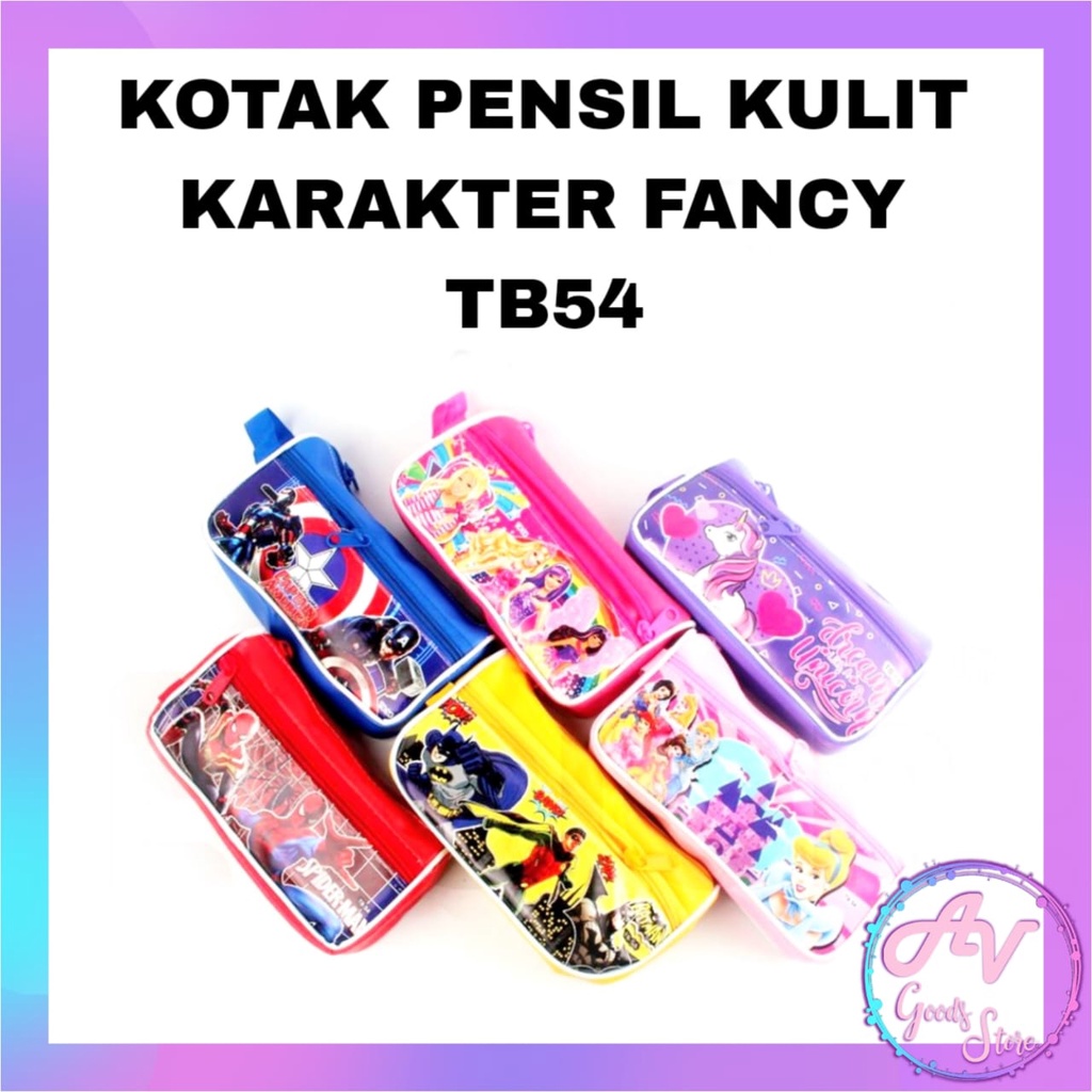 

Kotak Pensil Kulit Resleting Karakter TB54 / Tempat Pensil Kulit Fancy