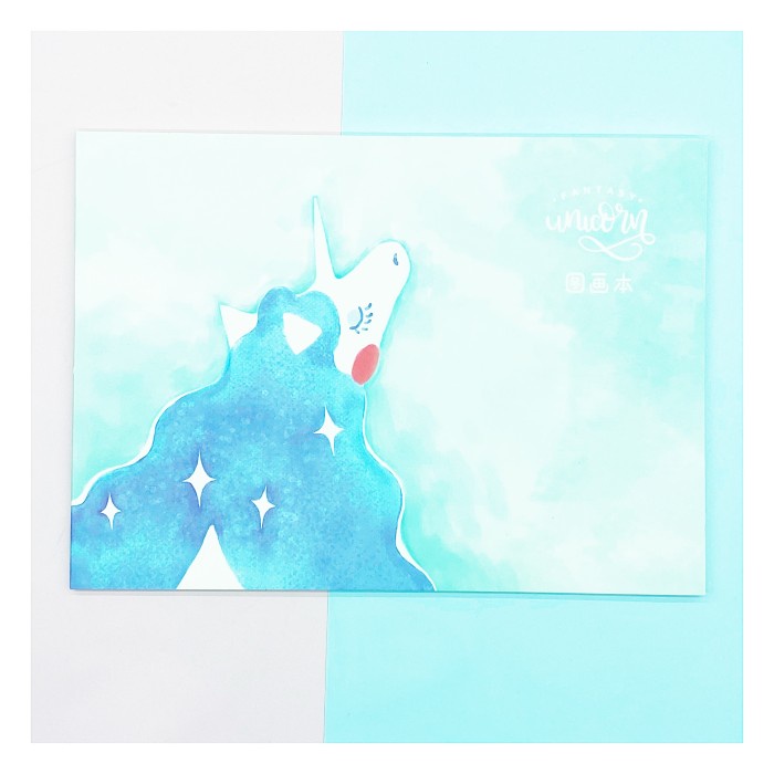 

DISKON SHOPEE/ buku gambar sketch book unicorn v4