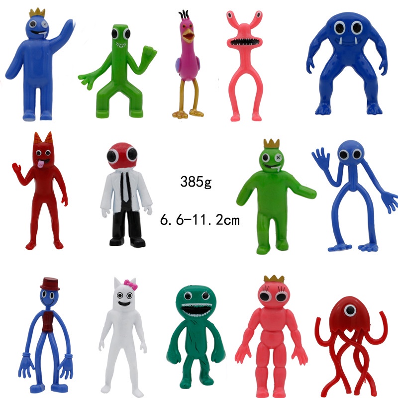 Game Garten of banban Model Figure Dengan base Game Monster Boneka Kartun Peripheral Hiasan Topper Kue
