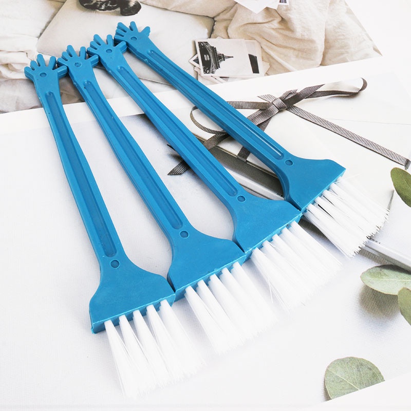 Alat Pembersih Keyboard Komputer Mini Plastik Sikat Pembersih Lima Jari Untuk Ac Handphone Outlet Cleaning Brush Universal Portable Desktop Broom Cleaning Dust Tool