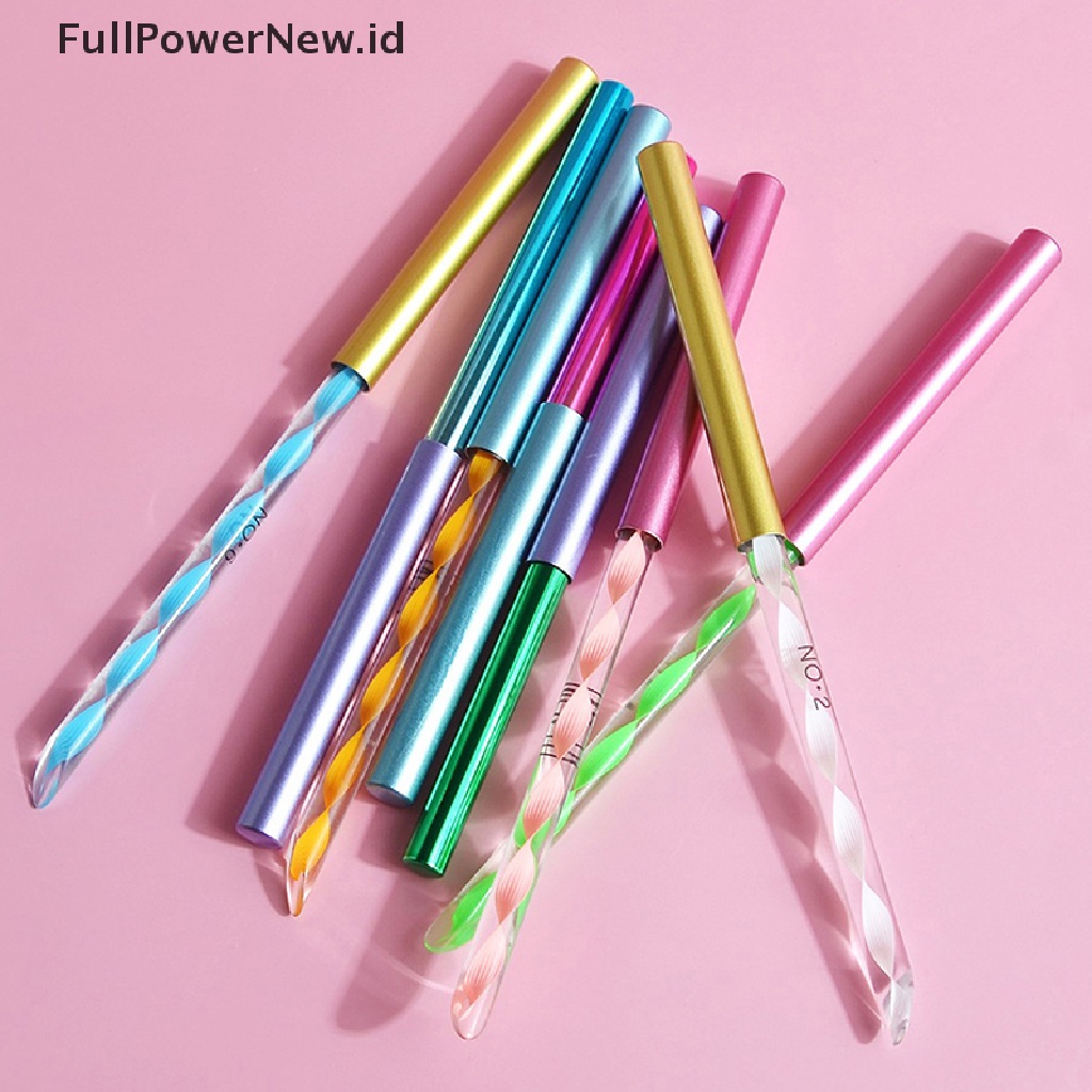 Power 2Pcs Nail Pen Caps Brushpaing Cover Pen Salon Manicure Protector Set ID