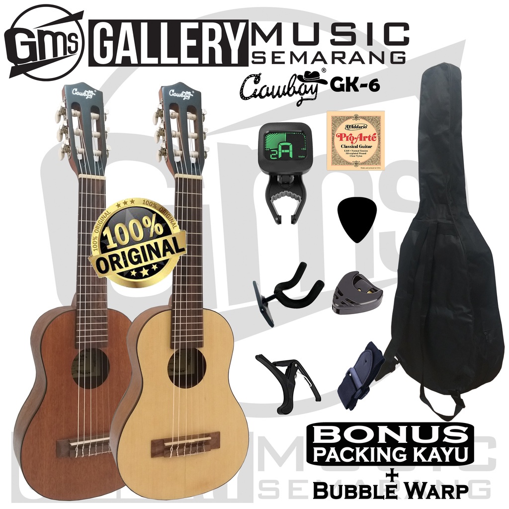 ORIGINAL Guitalele Import Merk Cowboy GK-6 NA GK 6NS Gitar Guitalele Cowboy Import Original