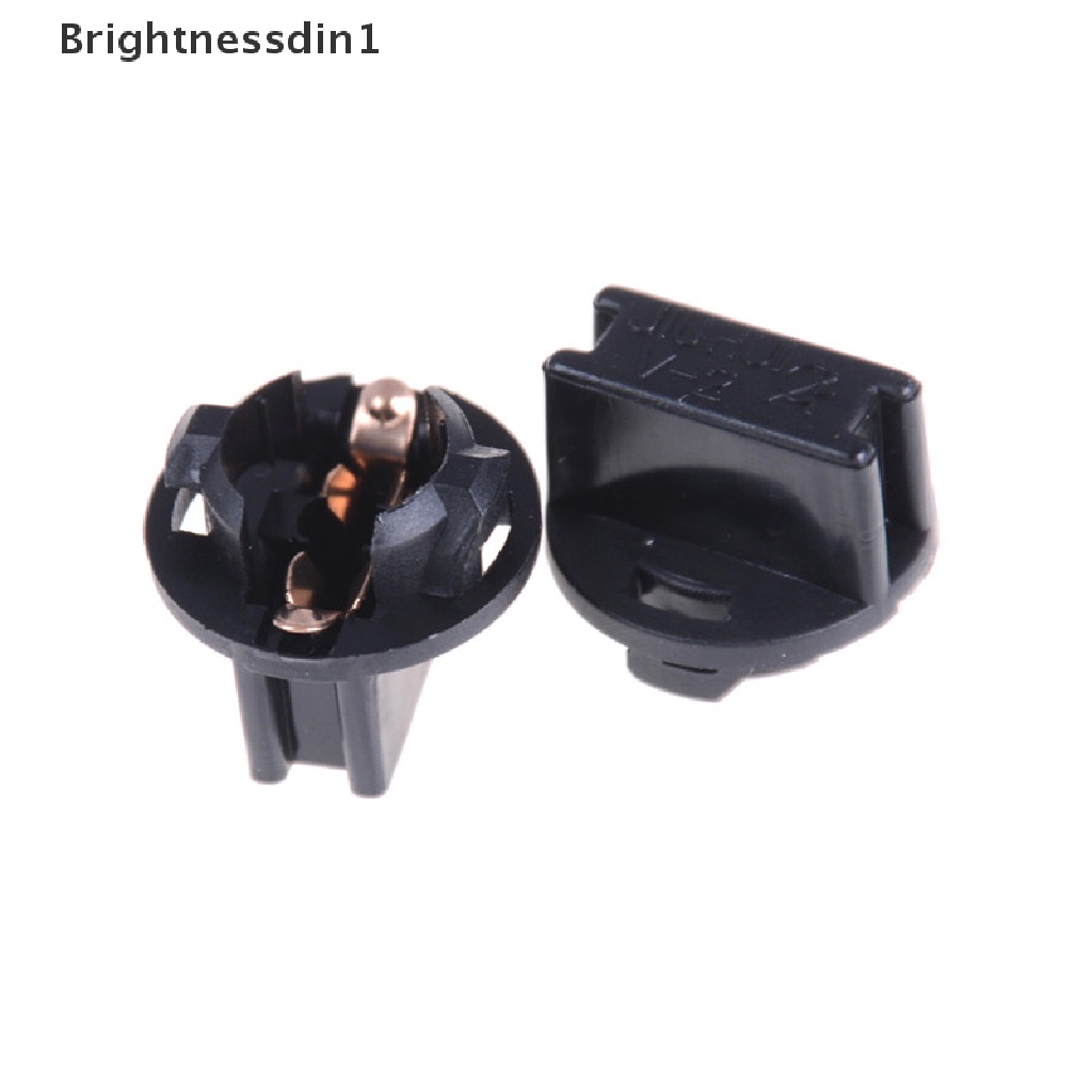 [Brightnessdin1] 10pcs T10 W5W 168192 194 Wedge Instrumen Panel Dash Light Base Socket Butik