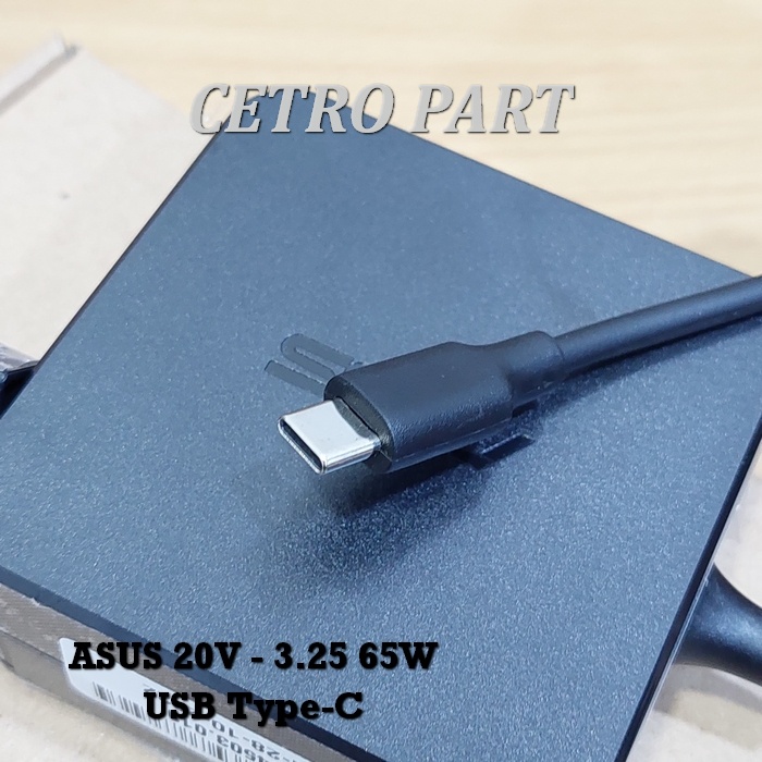 Adaptor Charger Laptop ASUS 20V - 3.25A 65W Colokan USB Type C -NEW