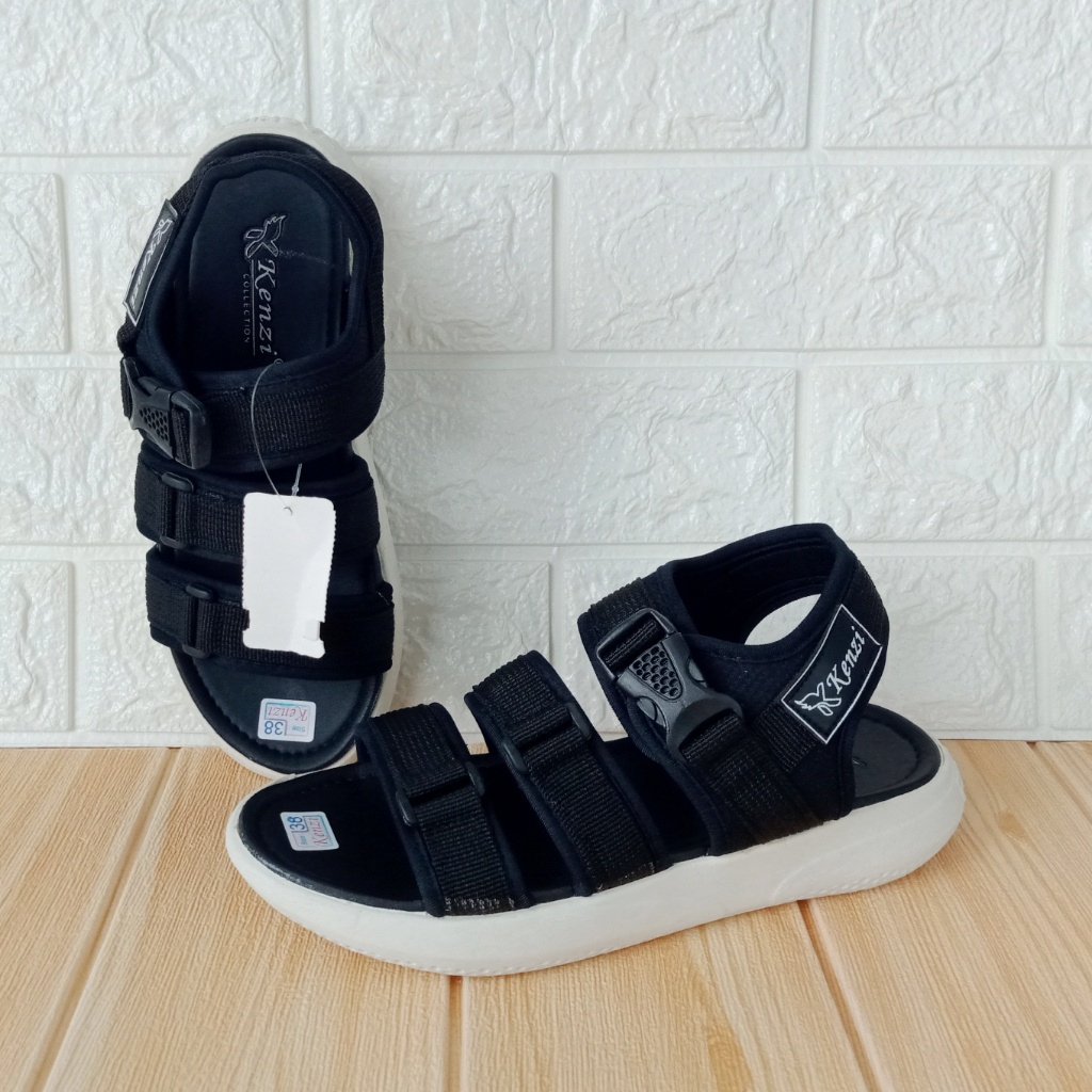 Sandal Wanita Let Gunung Kenzi Size 31-40 Abu